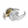 Trans Atlantic Co. Std Dty Brushed Chrome Commercial Cylindrical Passage Hall/Closet Door Handle DL-LSV10SPA-US26D